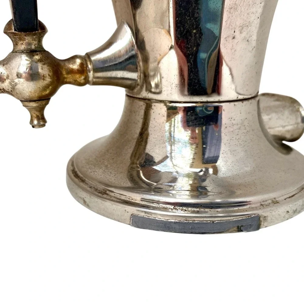Coffee Percolator Hotpoint Chrome Electric 144P1‎ Art Deco Vintage Kitchen Tool